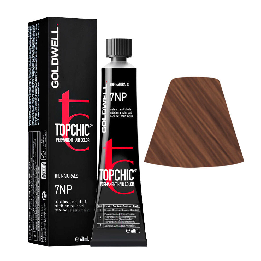 Goldwell - Topchic 7NP Rubio Medio Natural Perlado 60 ml