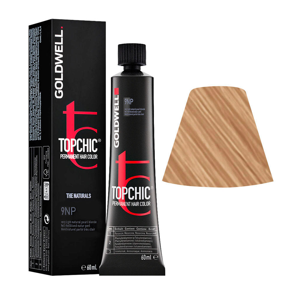 Goldwell - Topchic 9NP Rubio muy Claro Natural Perlado 60 ml
