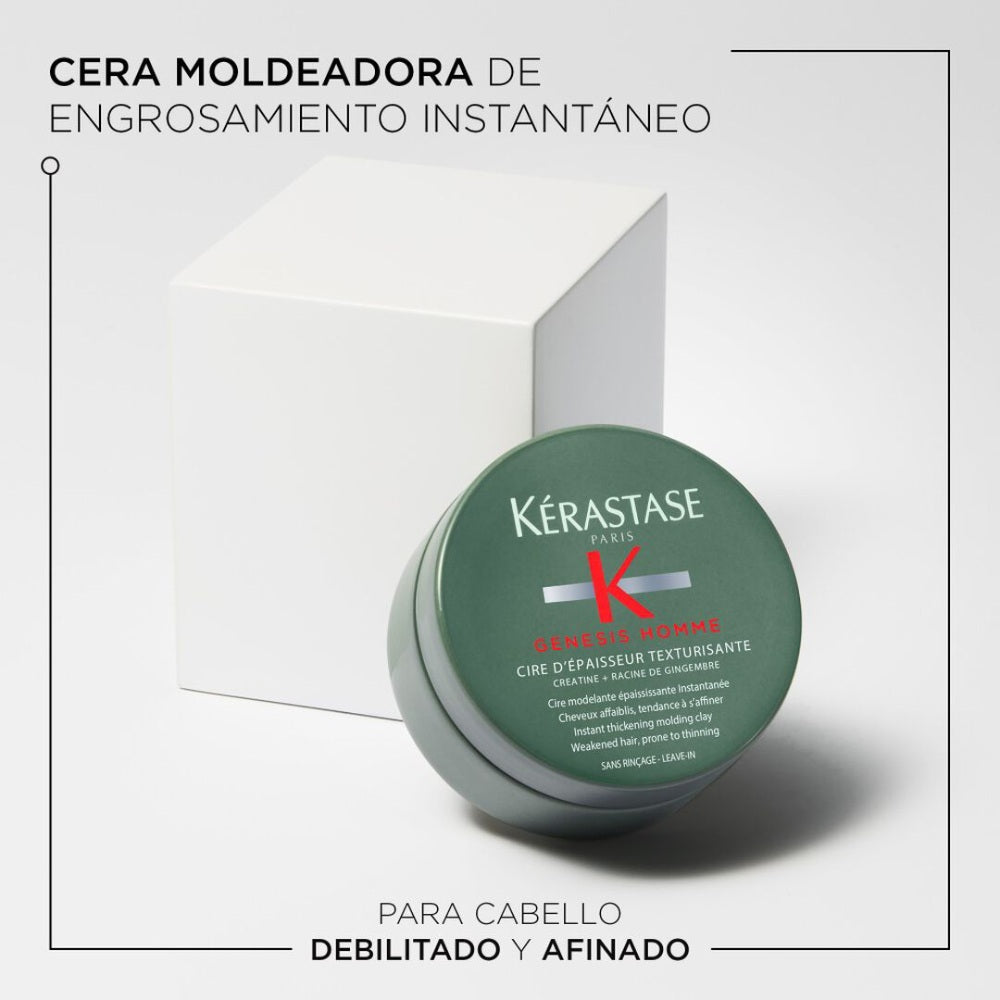 Kérastase - Genesis Homme Cera de Peinado Cire d‘Épaisseur Texturisante 75 ml