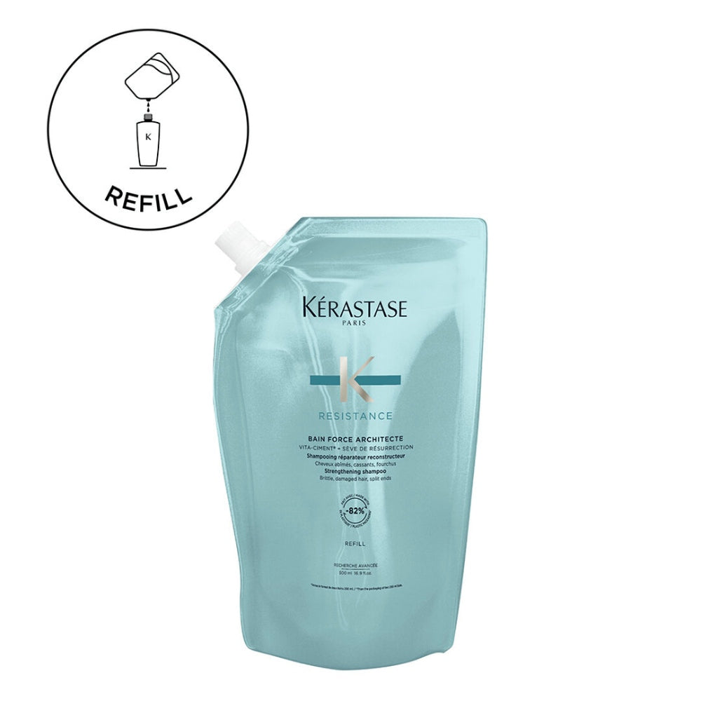 Kérastase - Résistance Champú Bain Force Architecte Refill 500 ml