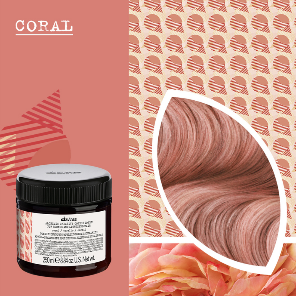 Davines - Acondicionador con Pigmentos Coral Alchemic Coral 250 ml