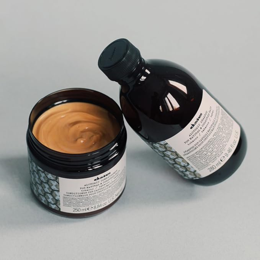 Davines - Champú con Pigmentos Tabaco Alchemic Tobacco 280 ml