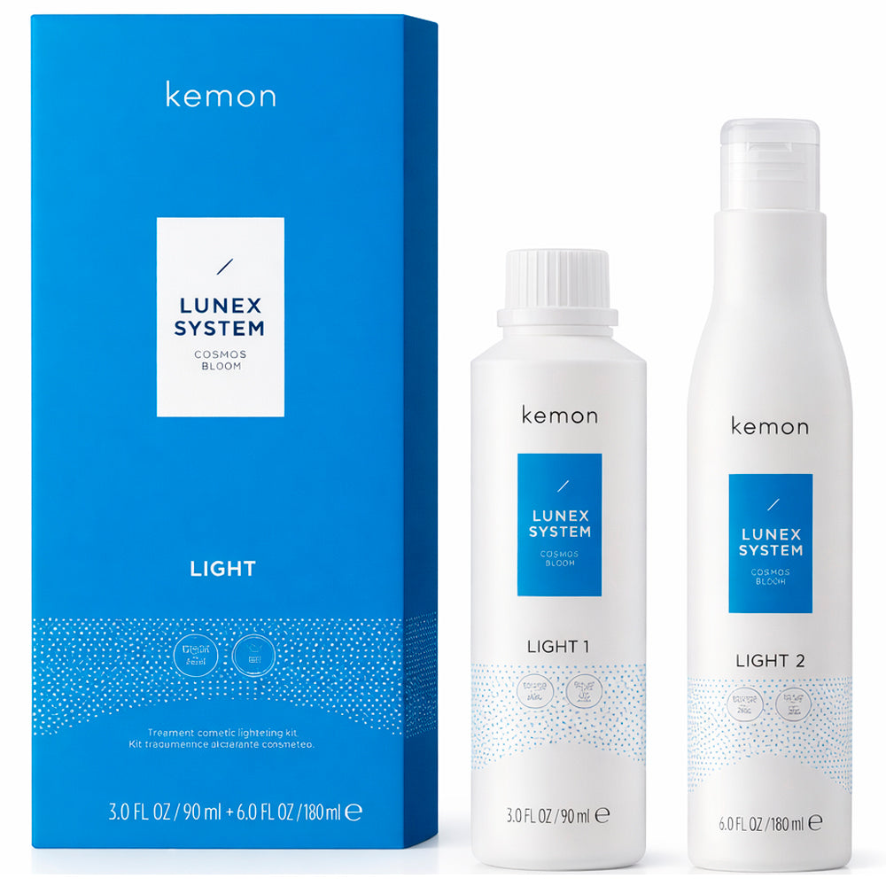 Kemon - Lunex System Light Kit Tratamiento Cosmético Aclarante 90 ml + 180 ml