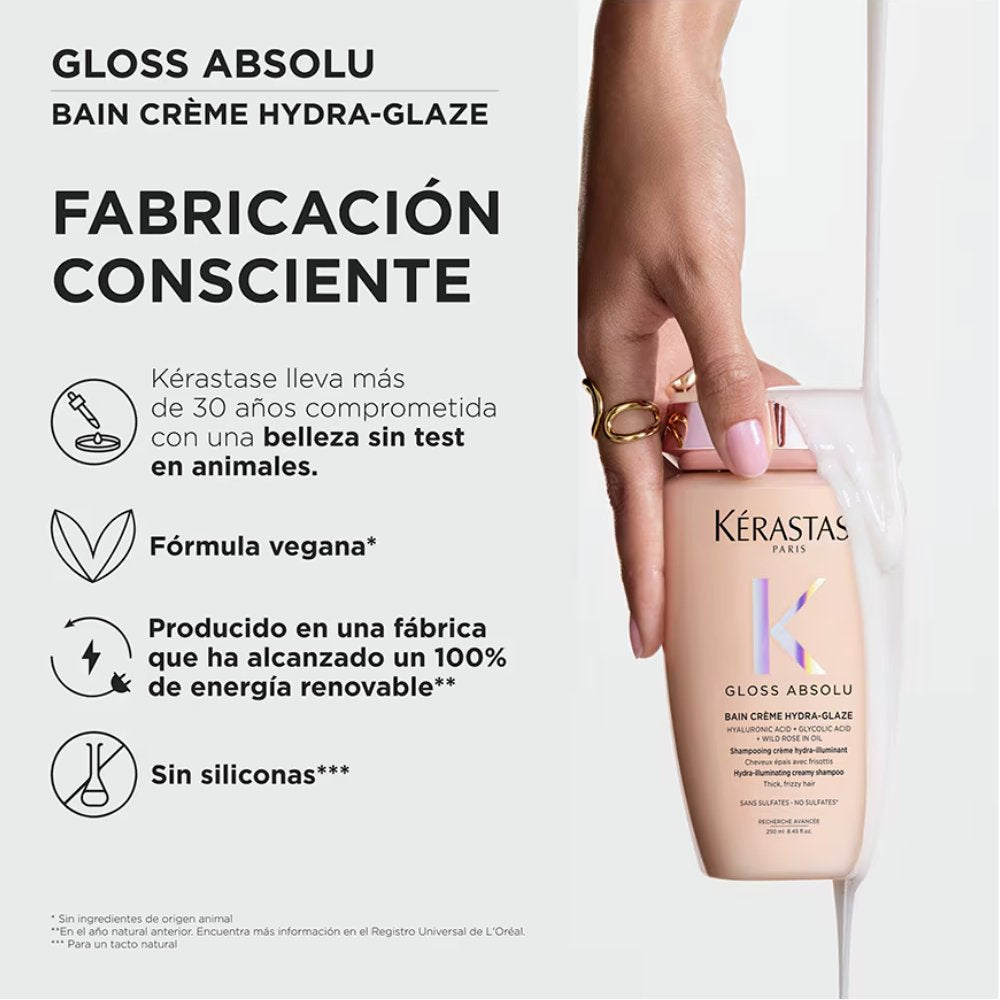 Kérastase - Gloss Absolu Champú Bain Crème Hydra-Glaze 250 ml