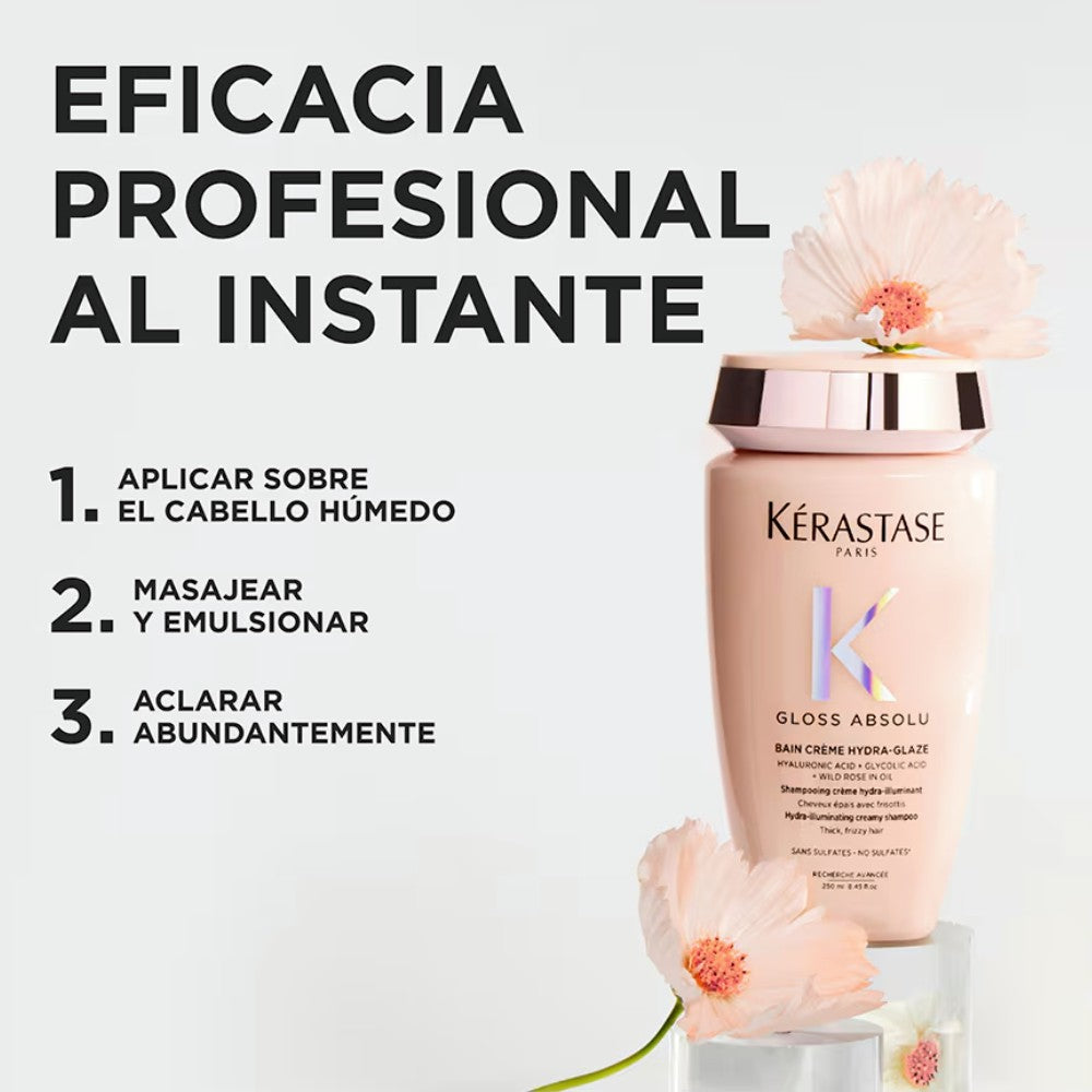 Kérastase - Gloss Absolu Champú Bain Crème Hydra-Glaze 250 ml