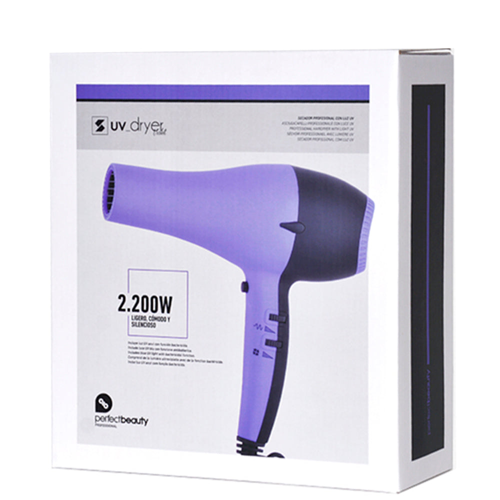 Perfect Beauty - Secador Profesional UV Dryer Violeta - PBSEC43423
