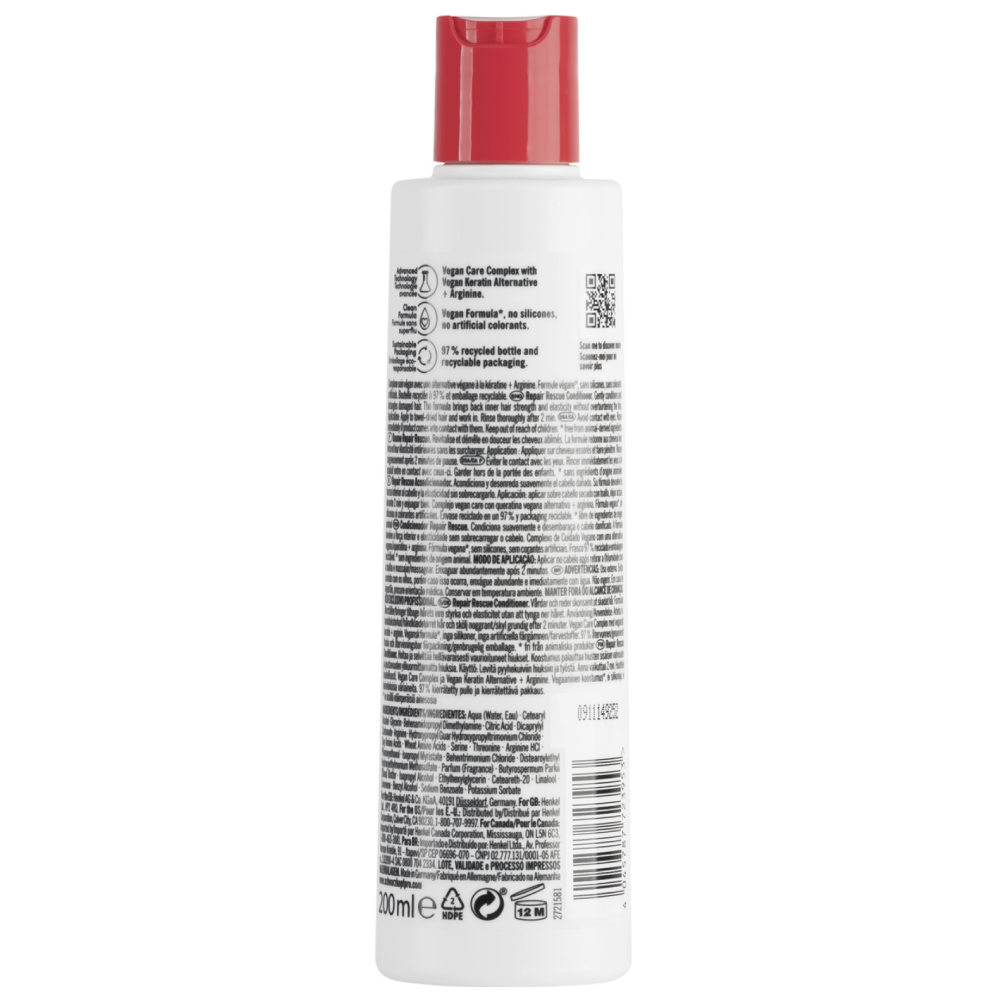 Schwarzkopf - Acondicionador Reparador BC Bonacure Clean Repair Rescue 200 ml