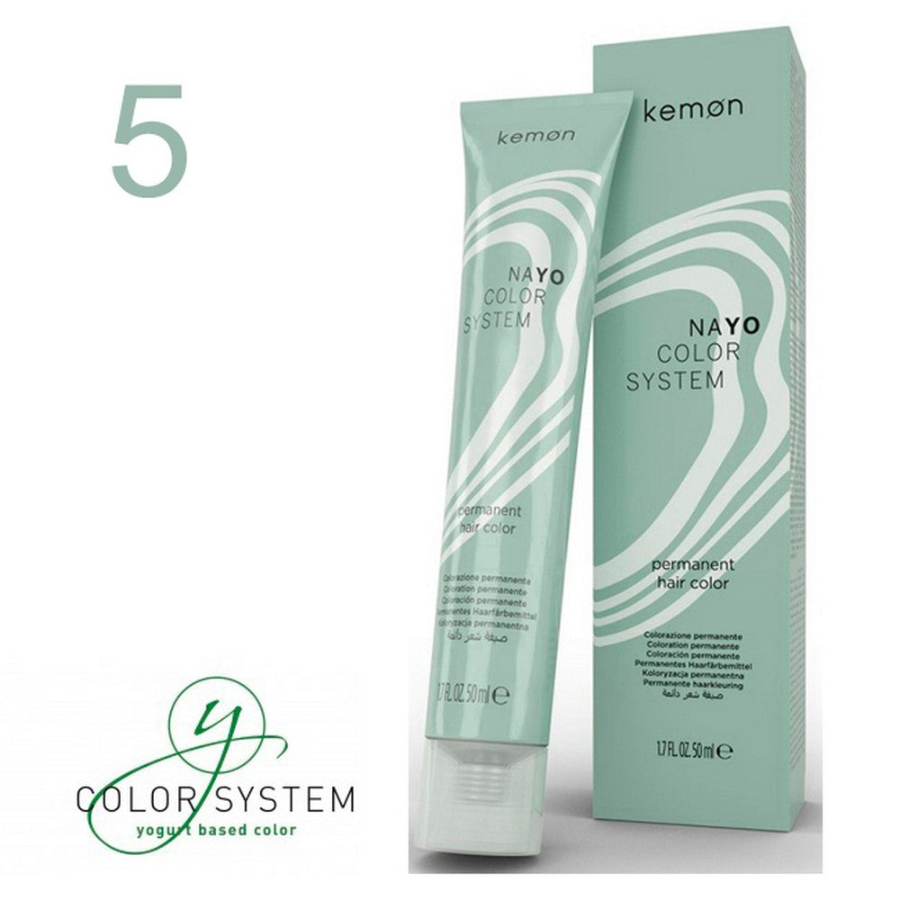 Kemon - Tinte Nayo Color Natural 5 Castaño Claro 50 ml