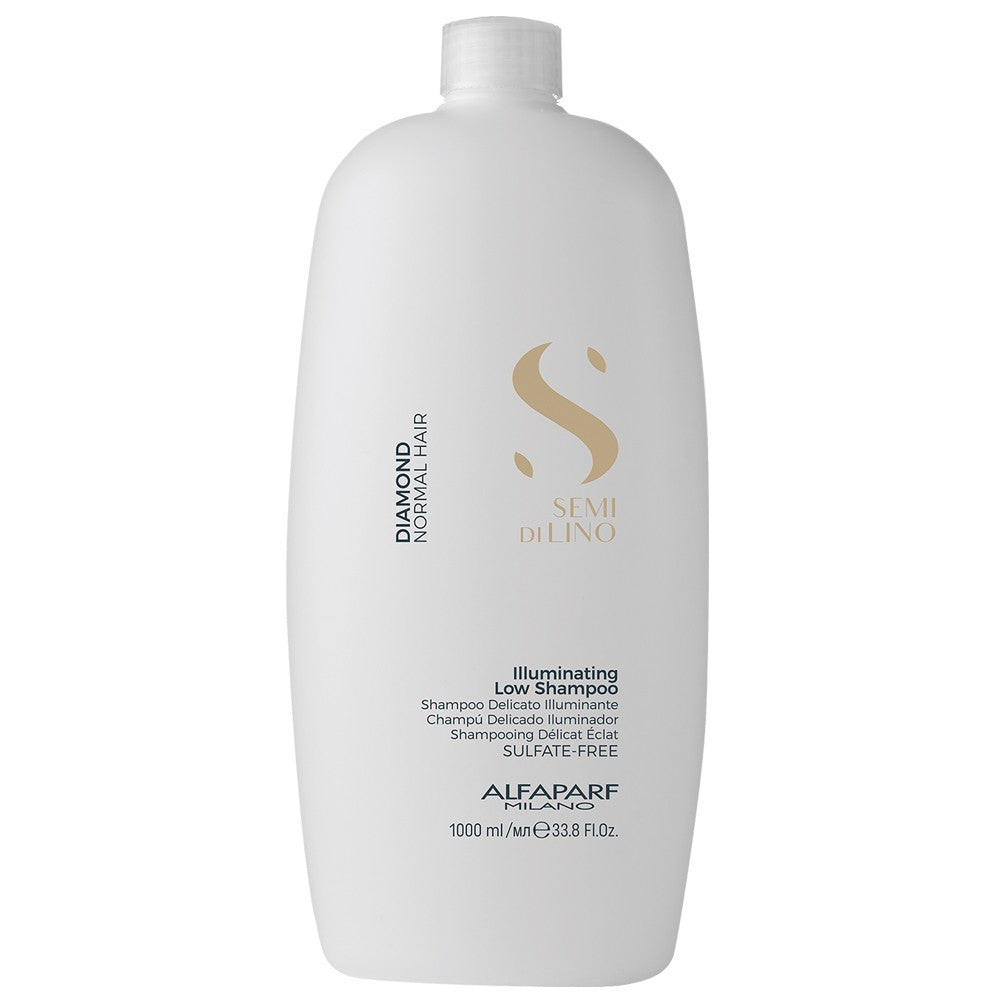 Alfaparf - Champú Iluminador Semi di Lino Diamond Normal Hair 1000 ml