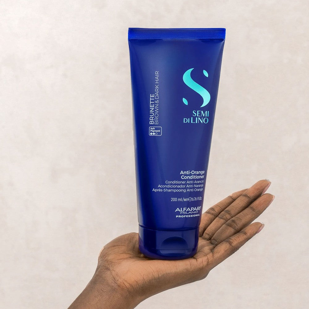 Alfaparf - Semi di Lino Brunette Anti-Orange Acondicionador 200 ml