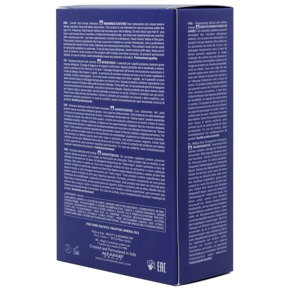 Alfaparf - Semi di Lino Brunette Anti-Orange Low Champú 250 ml