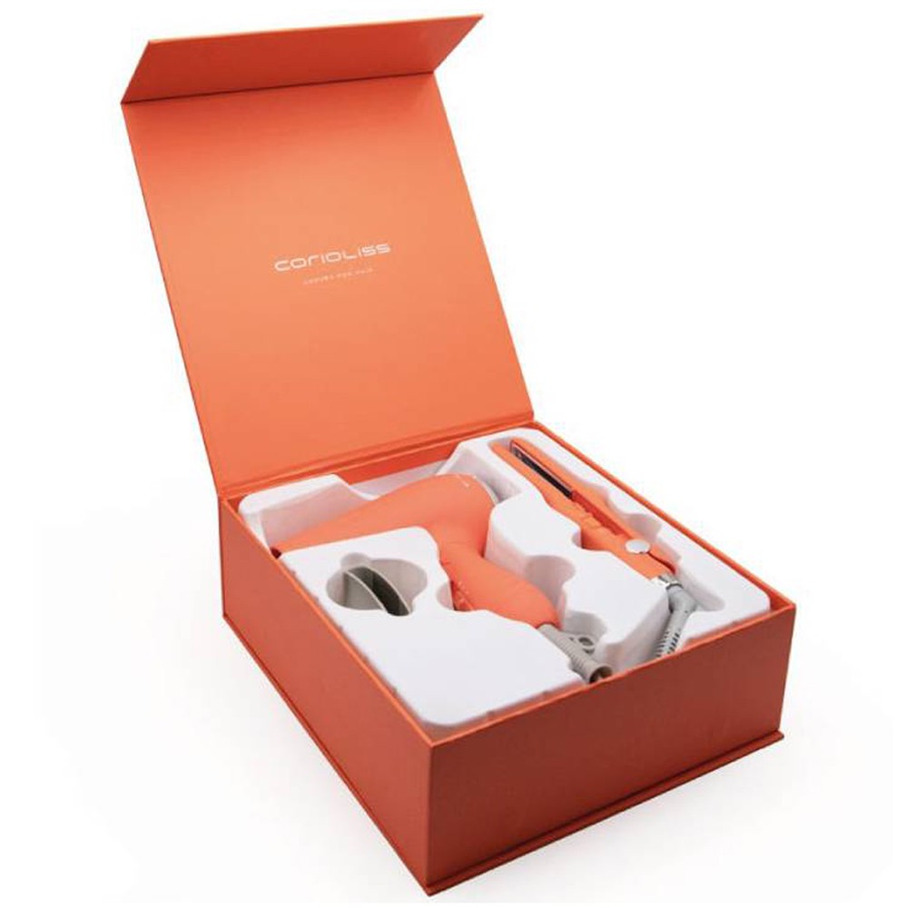 Corioliss - Coral Travel Kit | Kit de Viaje Plancha de Pelo + Secador