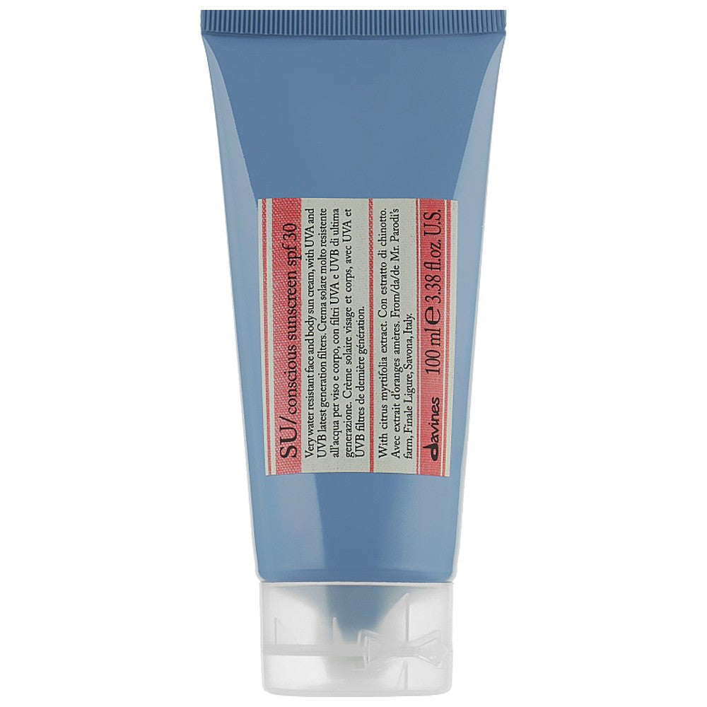 Davines - Crema Solar Resistente al Agua SU/ Conscious Sunscreen SPF30 100 ml