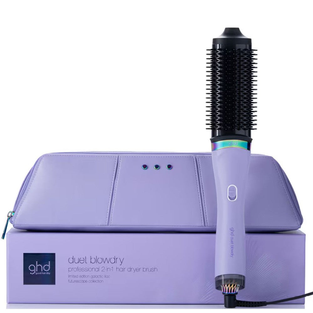 ghd - Cepillo Secador 2-en-1 Duet Blowdry Edición Limitada Lila Galáctico