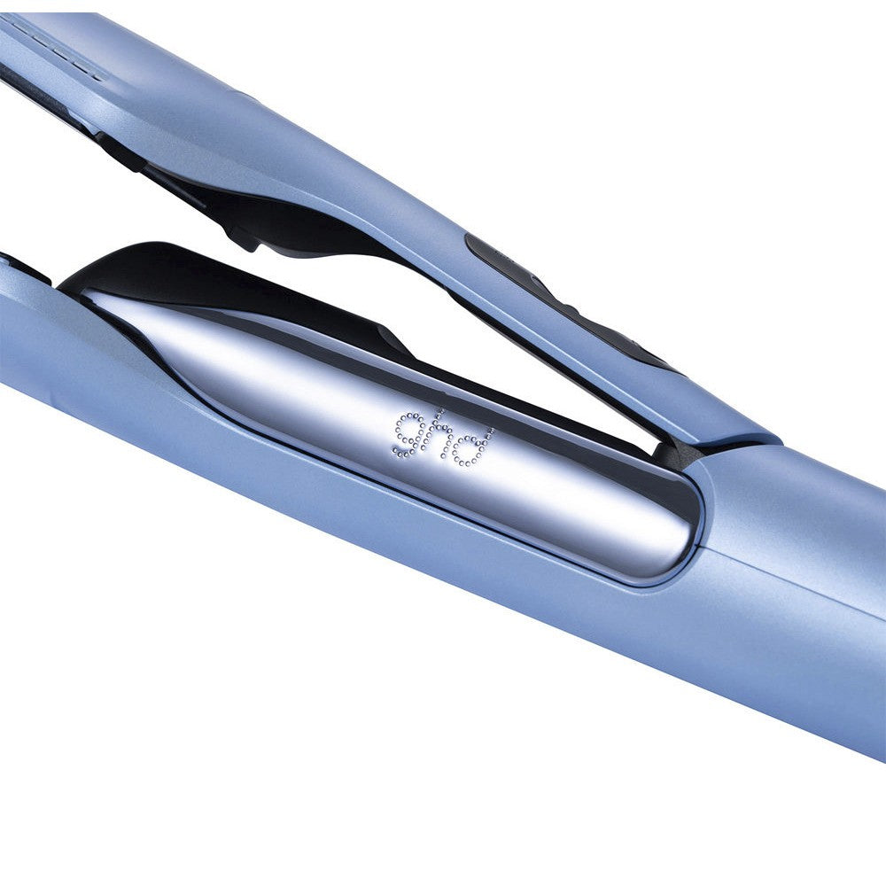 ghd - Duet Iced Luxe Edición Limitada Plancha de Pelo de Aire Caliente 2 en 1 Azul Hielo