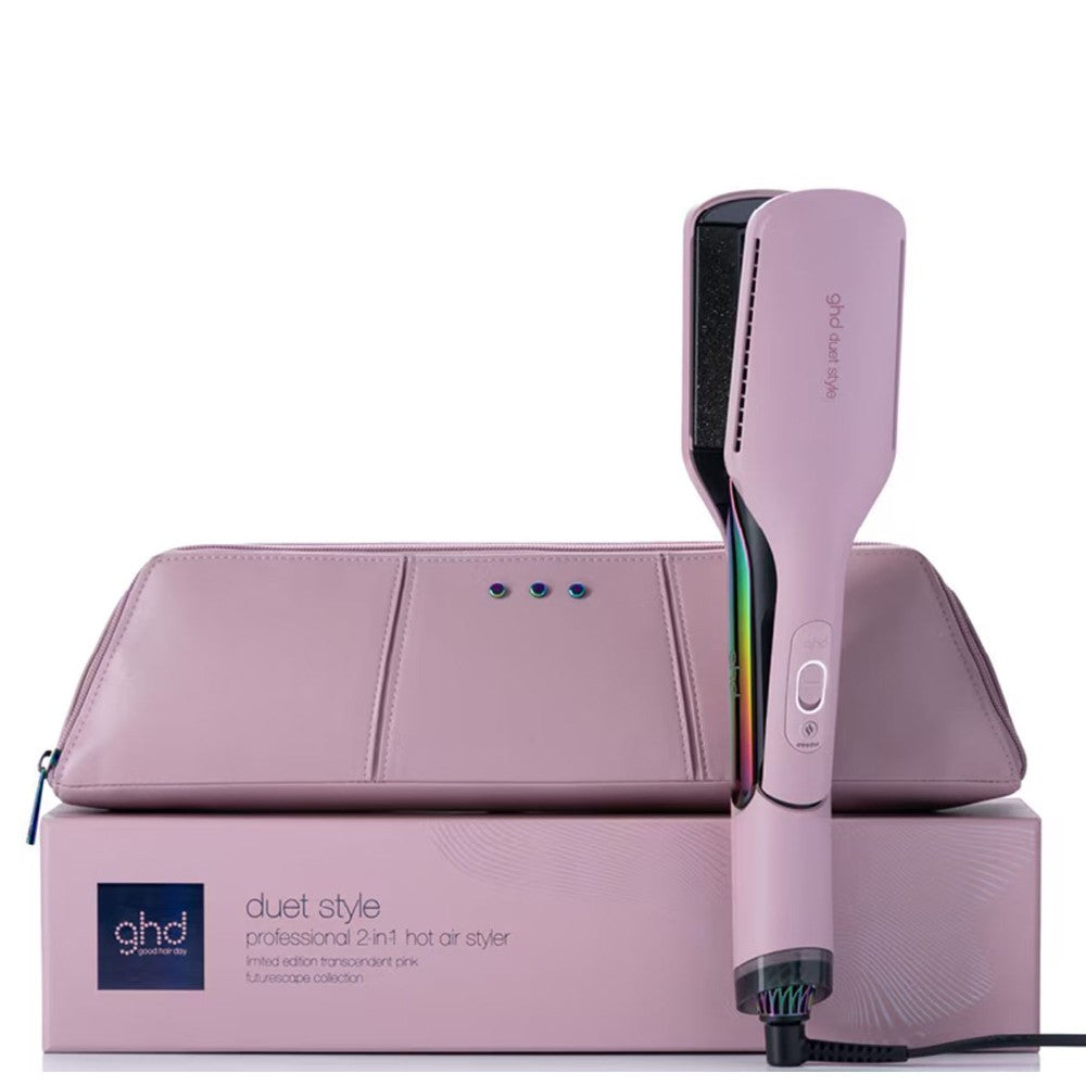 ghd - Duet Transcendent Pink Edición Limitada Plancha de Pelo de Aire Caliente 2 en 1 Rosa Nude