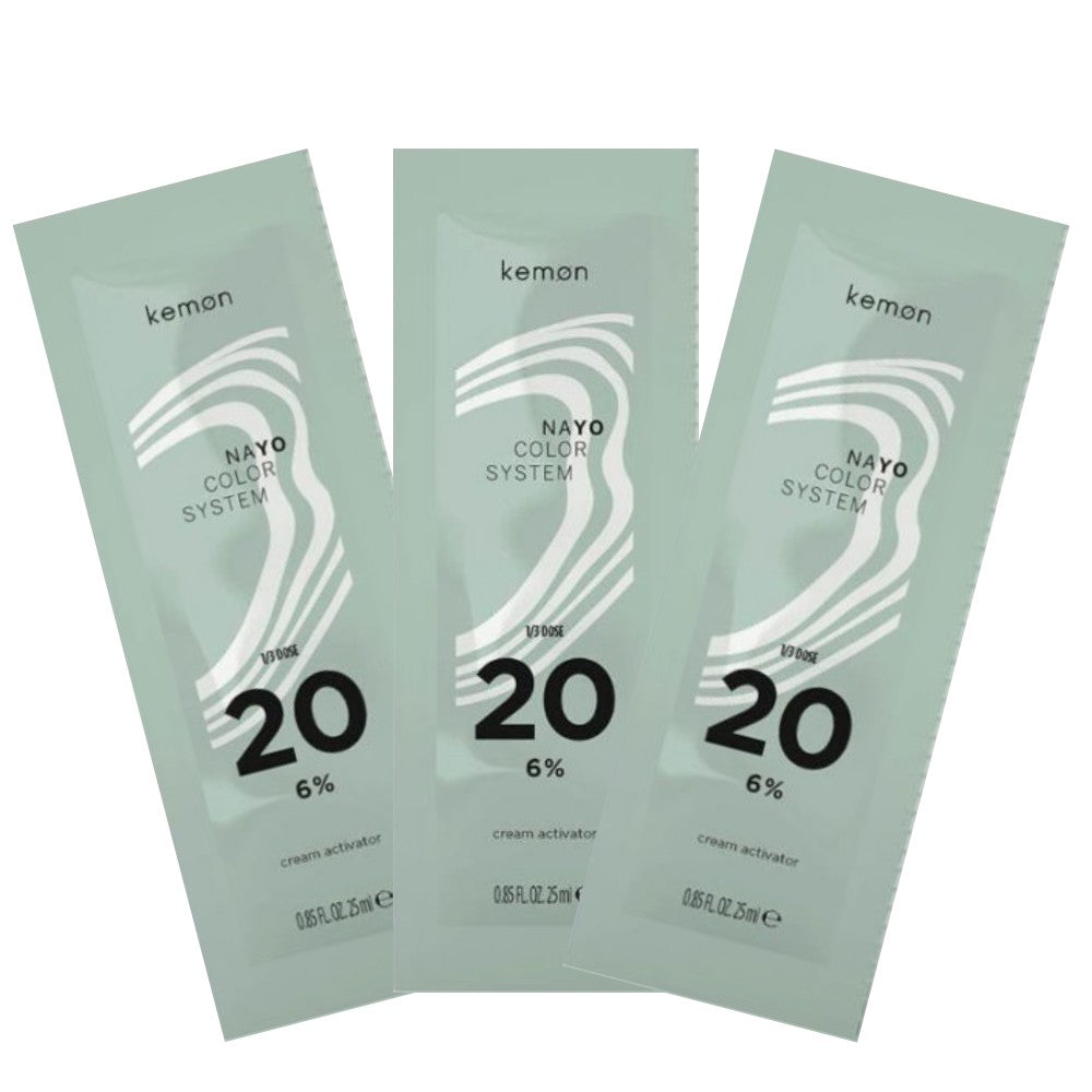Kemon - 20 vol. Oxidante en Crema Nayo 3 x 25 ml
