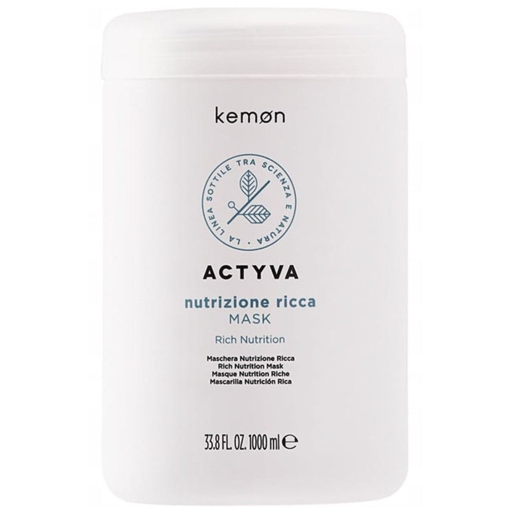 Kemon Actyva - Mascarilla Nutrizione Ricca 1000 ml