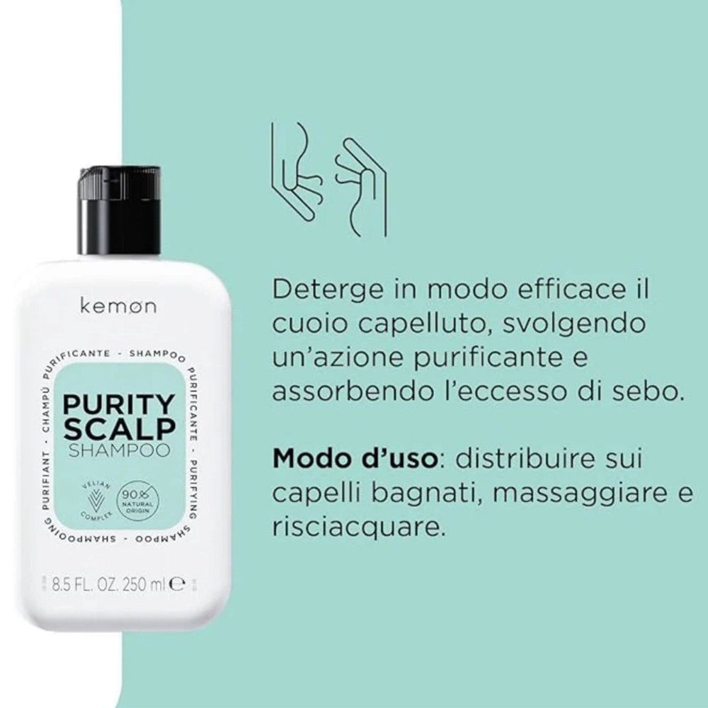 Kemon - Champú Purificante Hair Care Purity Scalp 250 ml