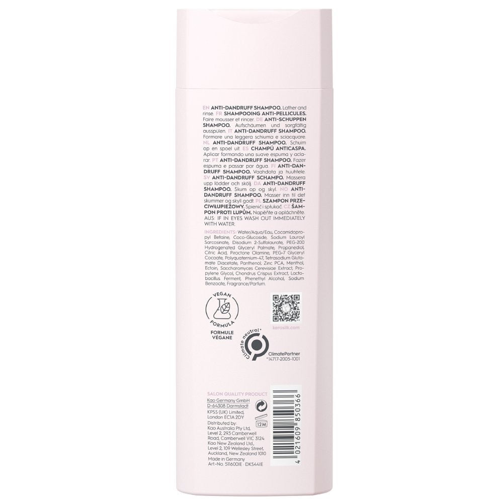 Kerasilk Essentials - Champú Anticaspa Anti-Dandruff Shampoo 250 ml