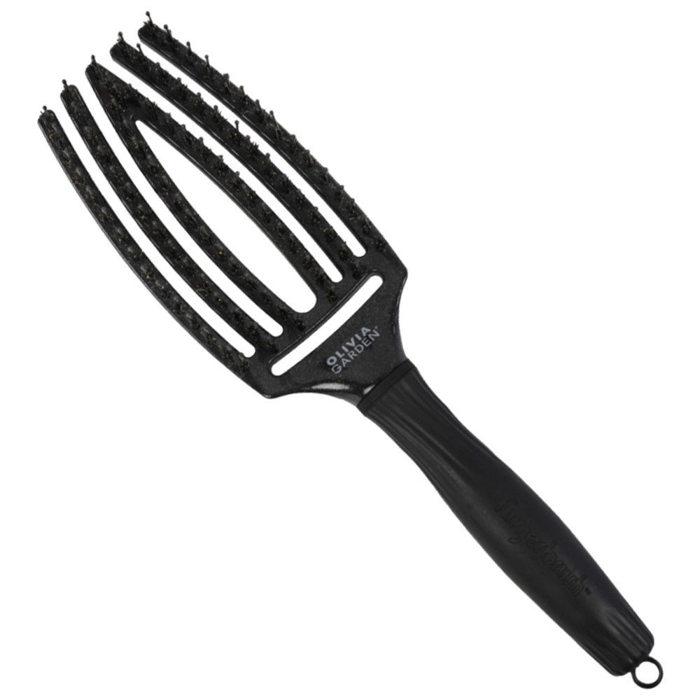 Olivia Garden - Cepillo Fingerbrush Black Onyx Midnight Desert - 1 Unidad