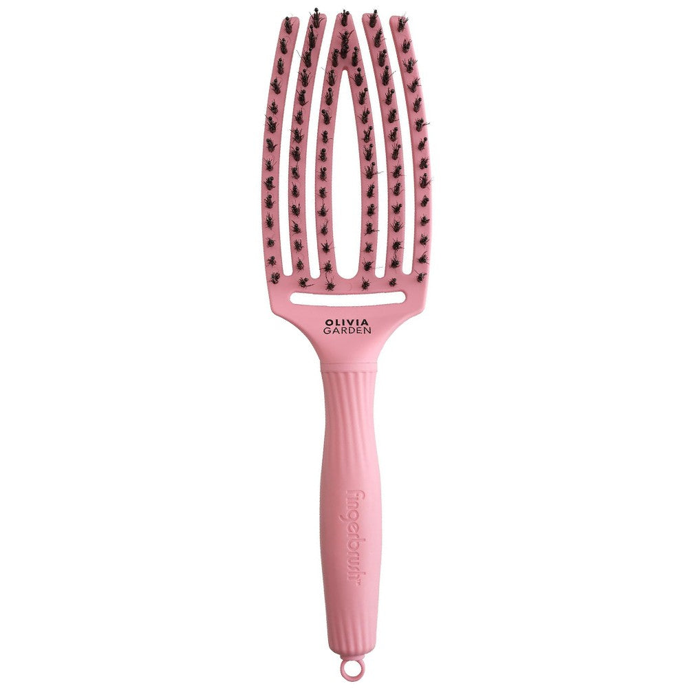 Olivia Garden - Cepillo Fingerbrush Soft Pink - 1 Unidad