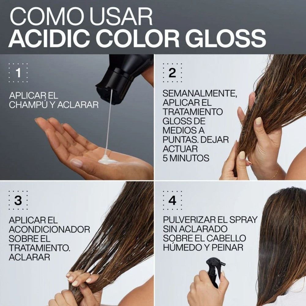 Redken - Champú de Color y Brillo Acidic Color Gloss 300 ml