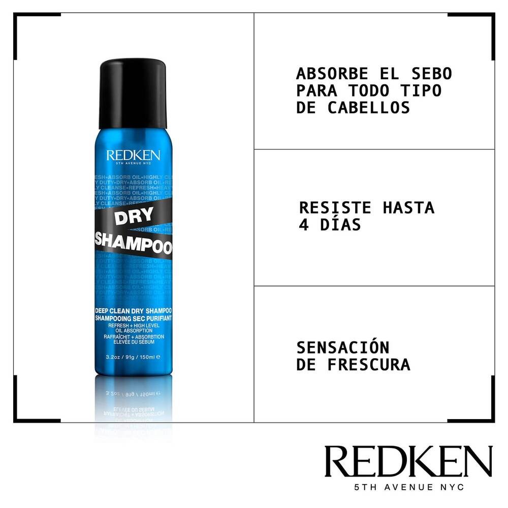 Redken - Champú en Seco Dry Shampoo Deep Clean 150 ml