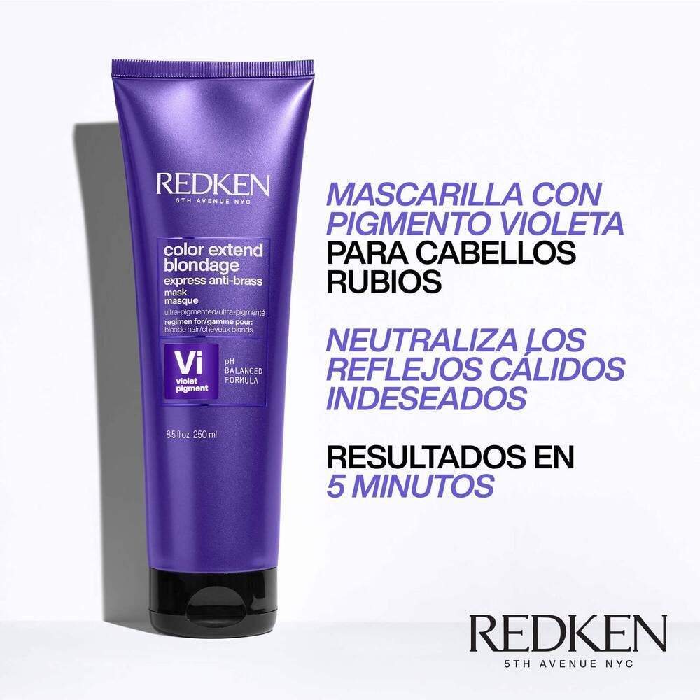 Redken - Mascarilla Anti-Amarilla Color Extend Blondage Express Anti-Brass 250 ml