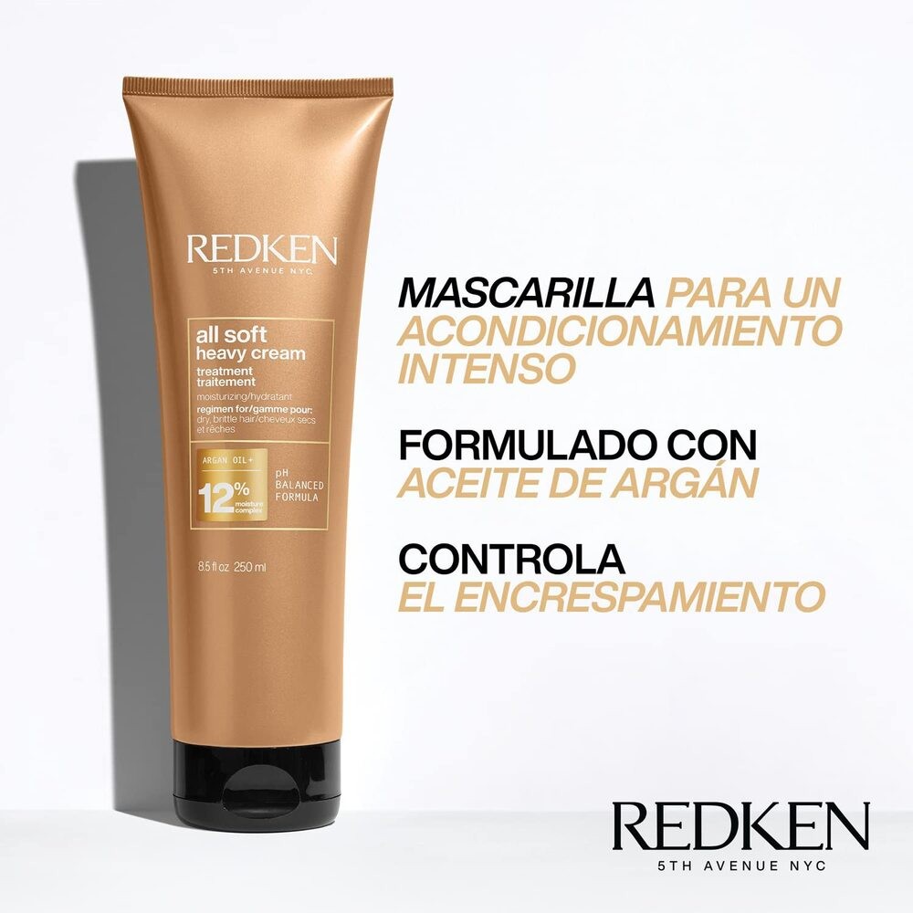 Redken - Mascarilla Ultra-Hidratante All Soft Heavy Cream 250 ml