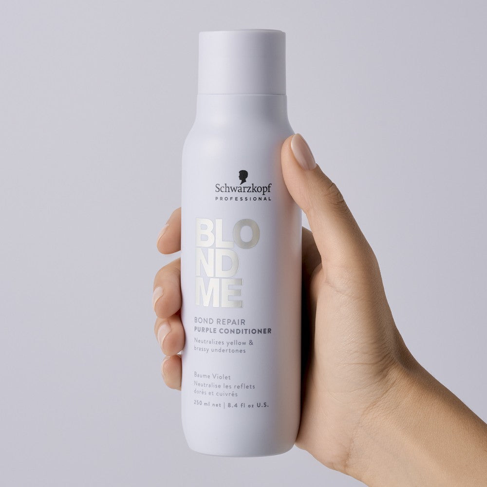 Schwarzkopf - Acondicionador Morado BlondMe Bond Repair Purple 250 ml