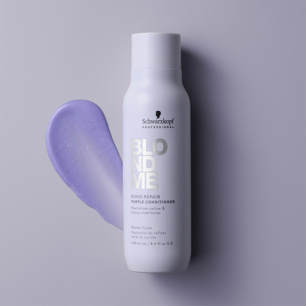 Schwarzkopf - Acondicionador Morado BlondMe Bond Repair Purple 250 ml