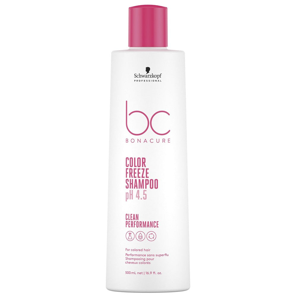 Schwarzkopf - Champú para Cabello Teñido ph 4.5 BC Bonacure Clean Color Freeze 500 ml