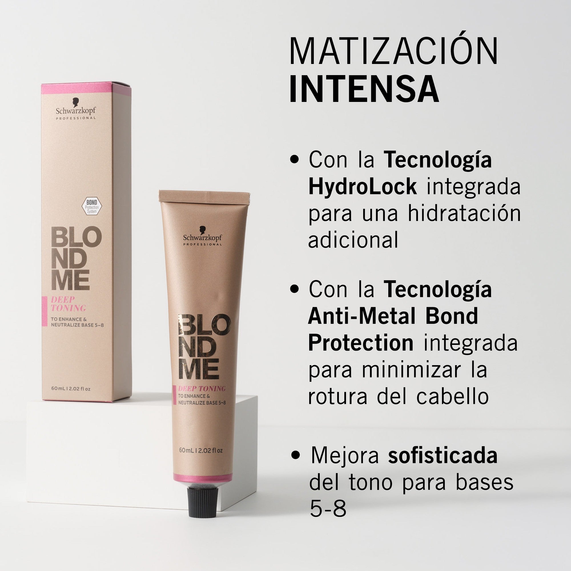Schwarzkopf - Crema Matizadora Intensa BlondMe DT-Milk Chocolate 60 ml