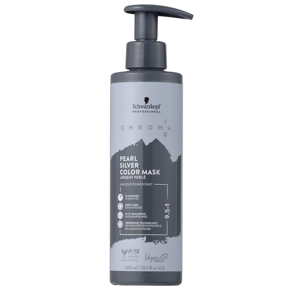Schwarzkopf - Mascarilla De Color Chroma ID 9,5-1 Plata Perlado 300 ml