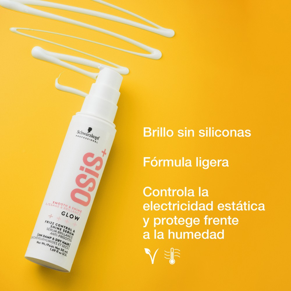 Schwarzkopf - Sérum de Brillo OSiS+ Glow 50 ml