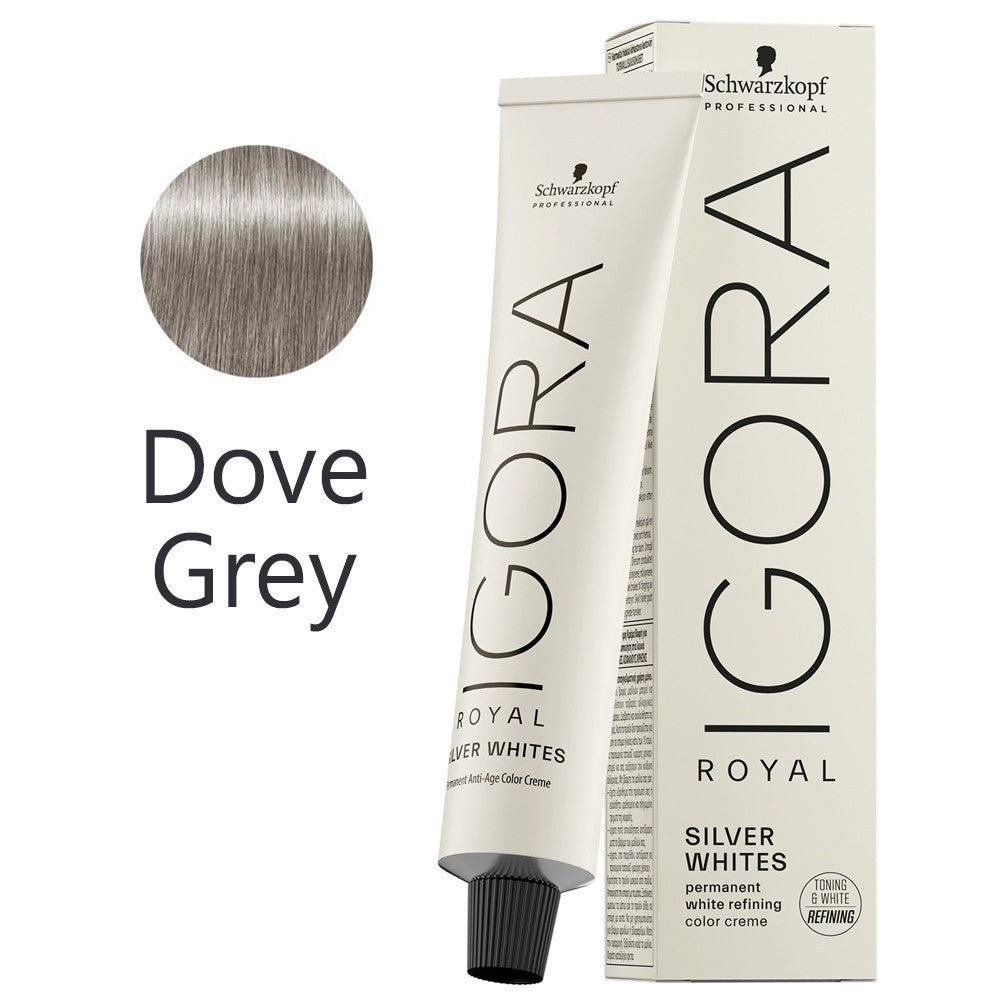 Schwarzkopf - Tinte Igora Royal Silver Whites Gris Platino 60 ml