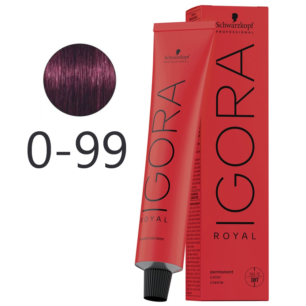 Schwarzkopf - Igora Royal 0-99 Concentrated Violet Mixture Hair Color