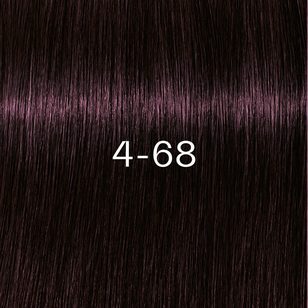 Schwarzkopf - Tinte sin Amoniaco Igora Zero AMM 4-68 Castaño Medio Chocolate Rojo 60 ml