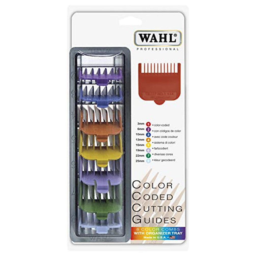 Wahl - Kit de Guías de Corte de Colores 8 unidades