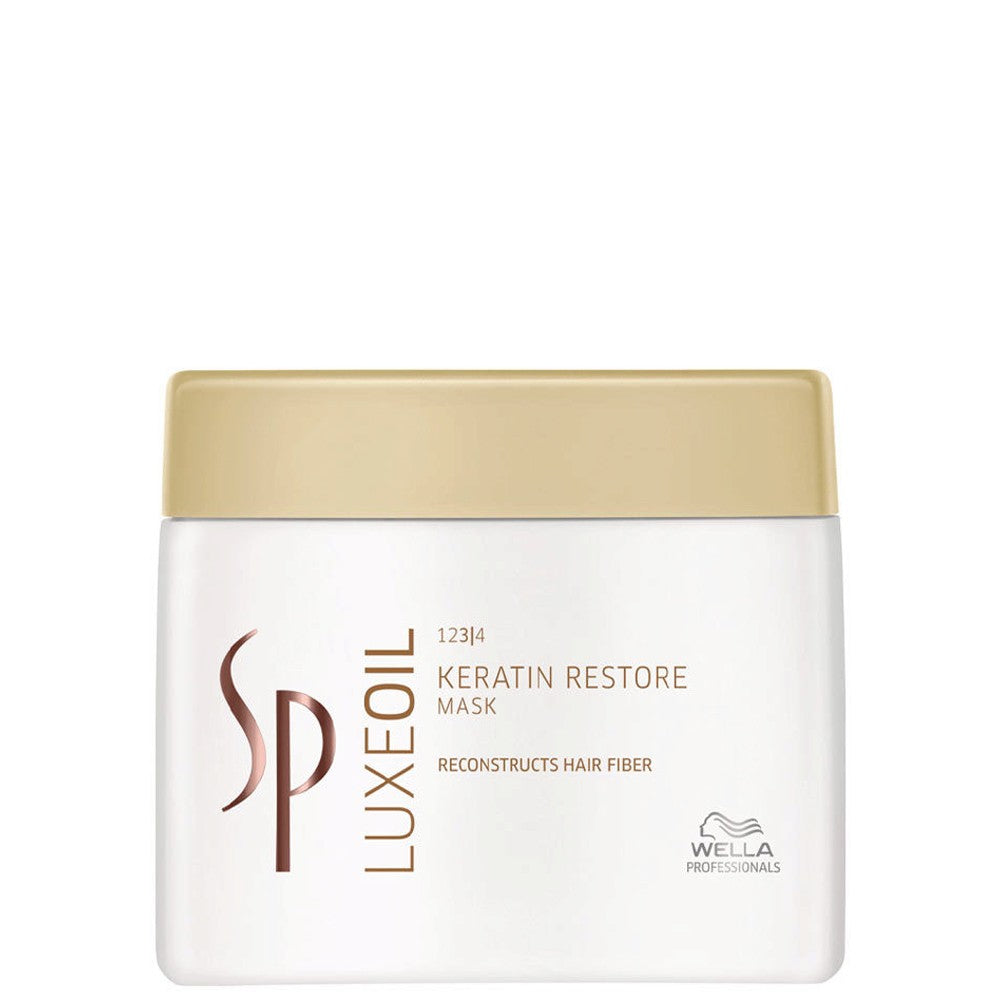 Wella - Mascarilla de Queratina SP Luxe Oil Keratin Restore 400 ml