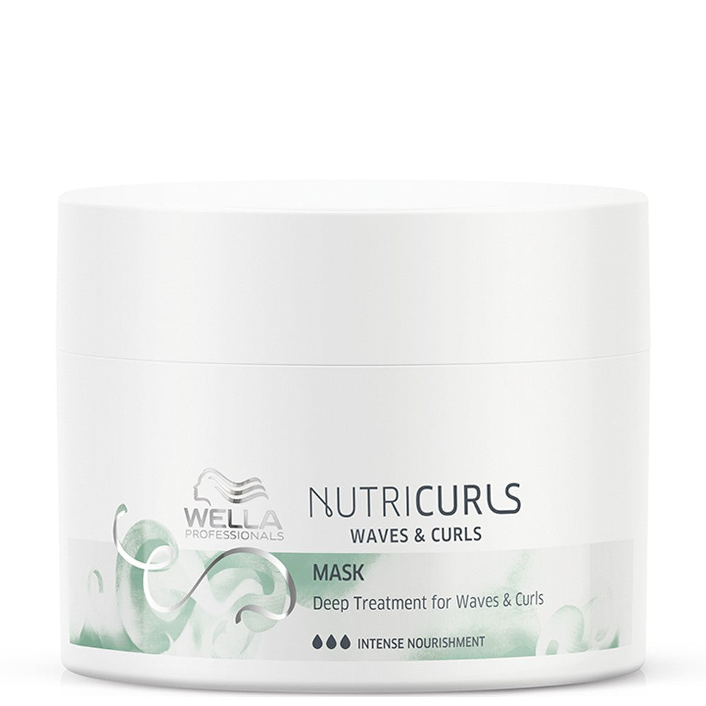 Wella - Mascarilla Nutritiva Intensiva para Cabellos Rizados Nutricurls Waves & Curls 150 ml