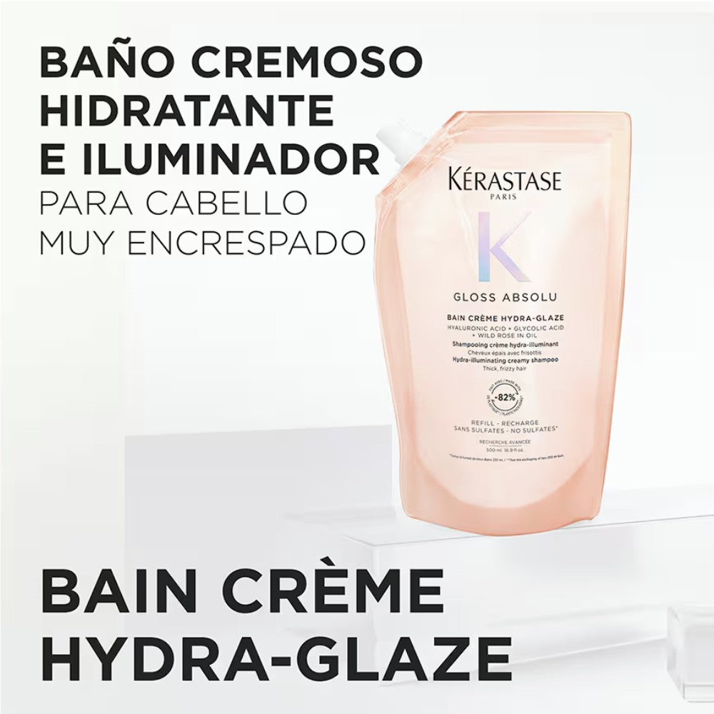 Kérastase - Gloss Absolu Champú Bain Crème Hydra-Glaze Refill 500 ml