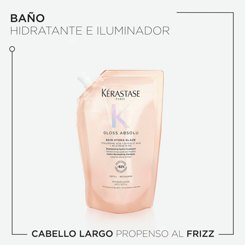 Kérastase - Gloss Absolu Champú Bain Hydra-Glaze Refill 500 ml