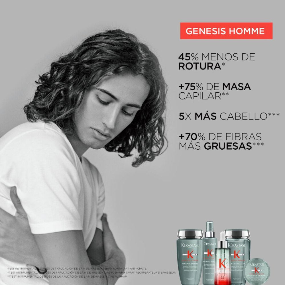 Kérastase - Genesis Homme Champú Bain de Masse 250 ml