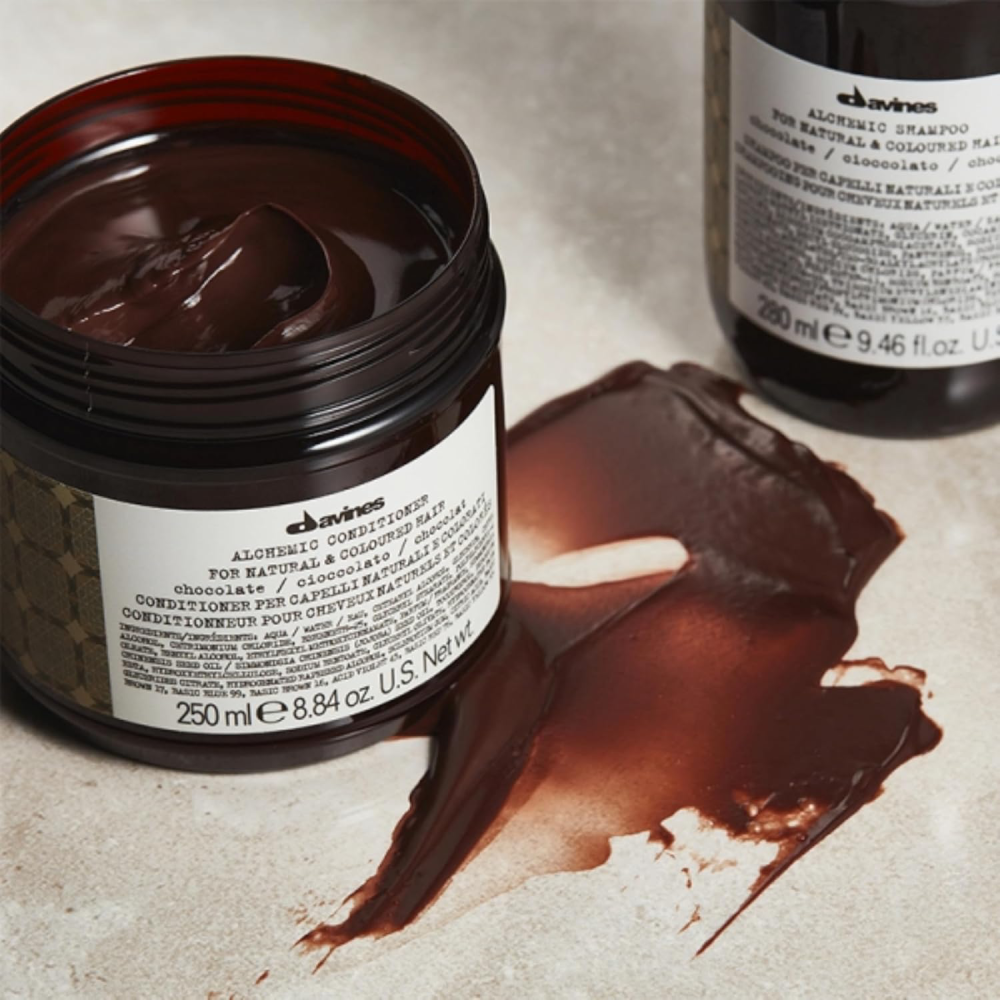Davines - Acondicionador con Pigmentos Chocolate Alchemic Chocolate 250 ml