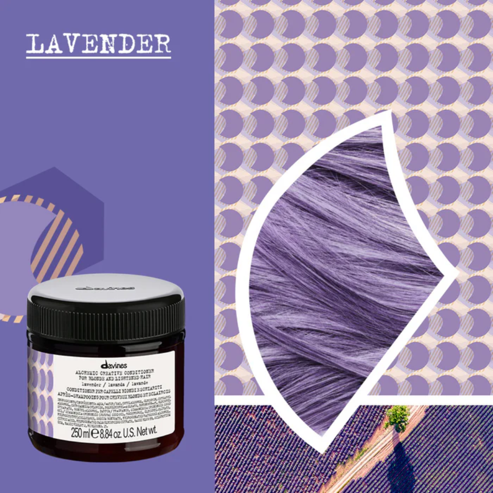Davines - Acondicionador con Pigmentos Lavanda Alchemic Lavender 250 ml