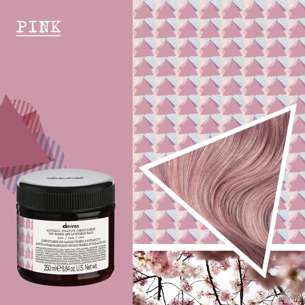 Davines - Acondicionador con Pigmentos Rosa Alchemic Pink 250 ml
