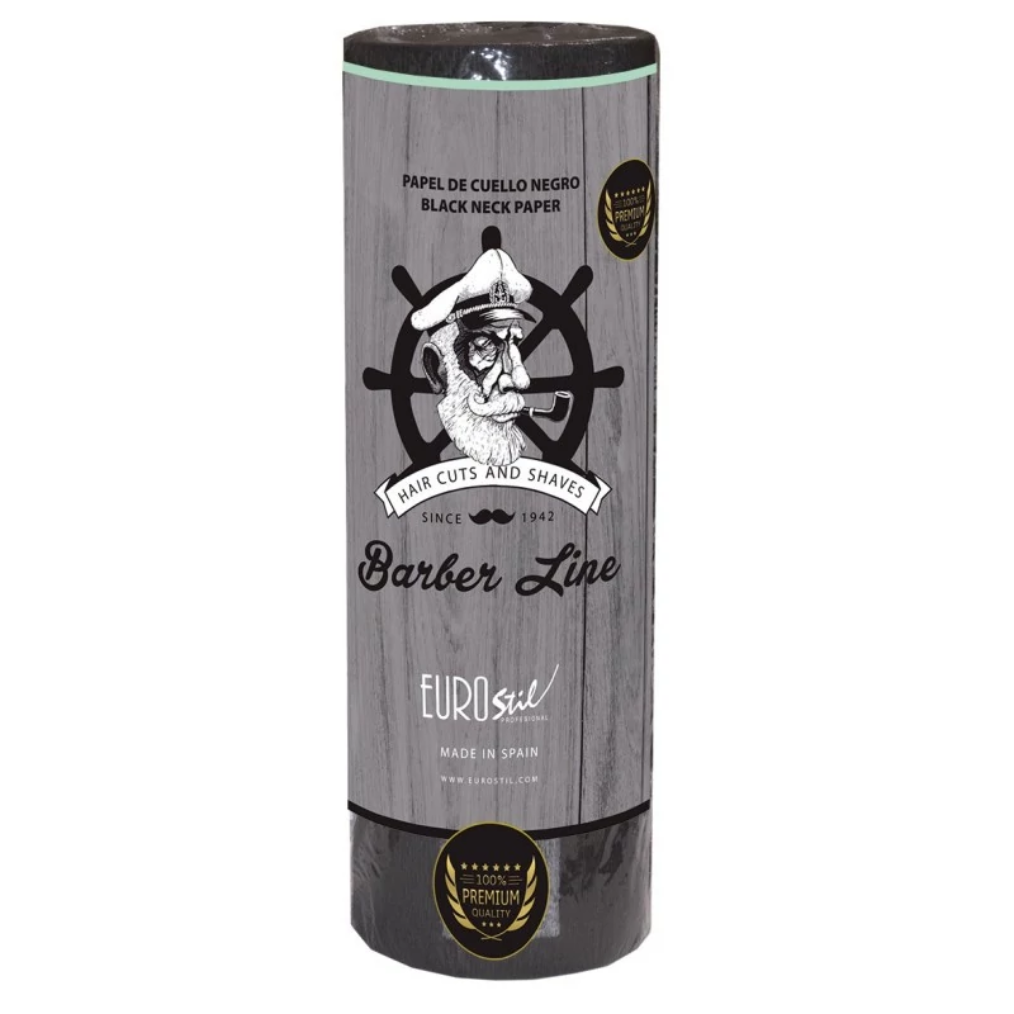 Eurostil - Pack 5 Rollos de Papel de Cuello Negro