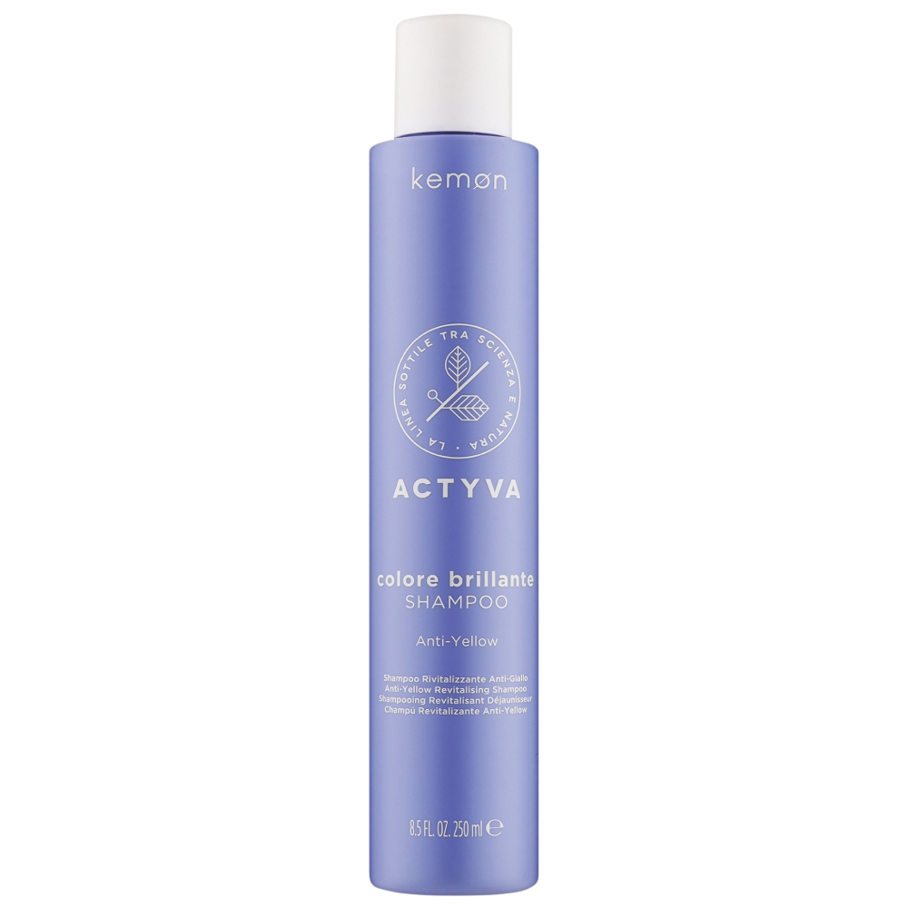 Kemon - Actyva Colore Brillante Anti-Yellow Champú 250 ml